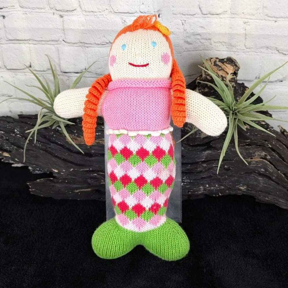 Zubels Pearly Penny the Mermaid Knit Doll